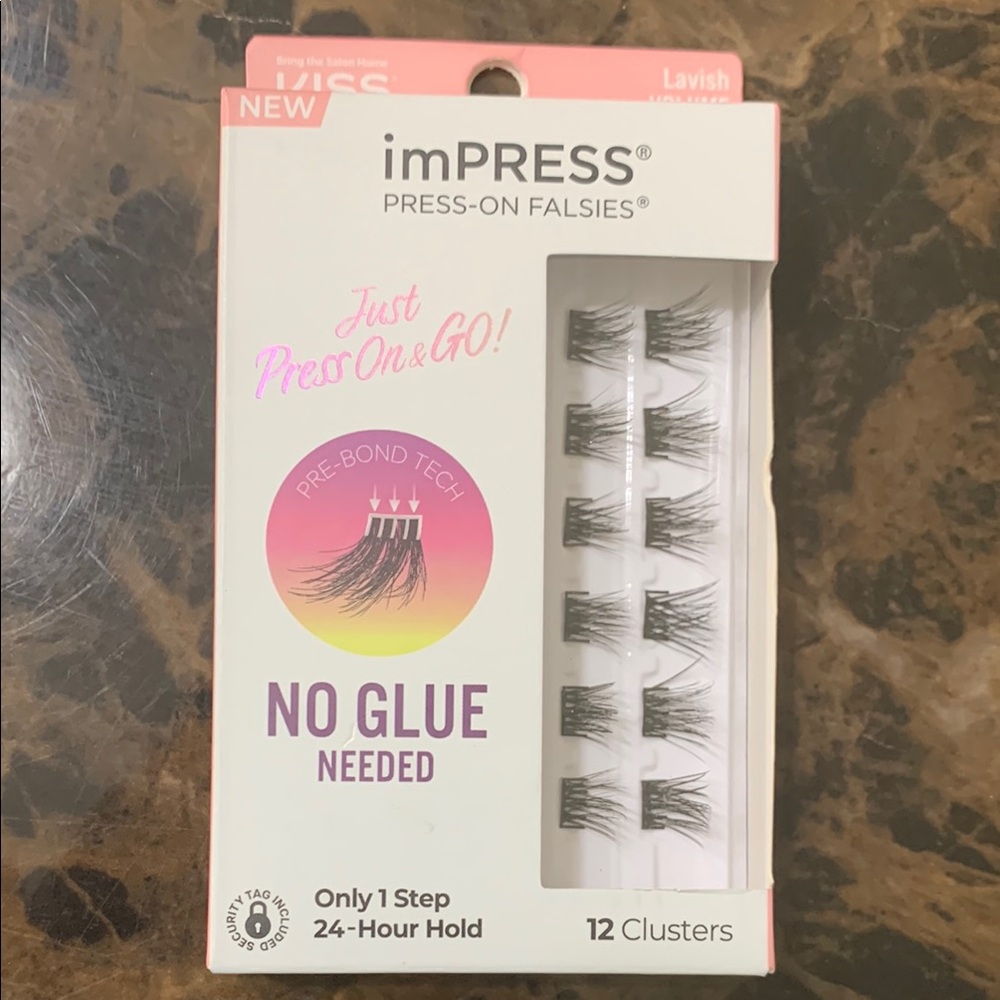 imPRESS Press-On Falsies - Black. Lavish Volume.
